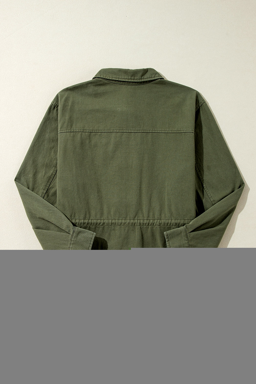 Emma - Veste décontractée verte olive
