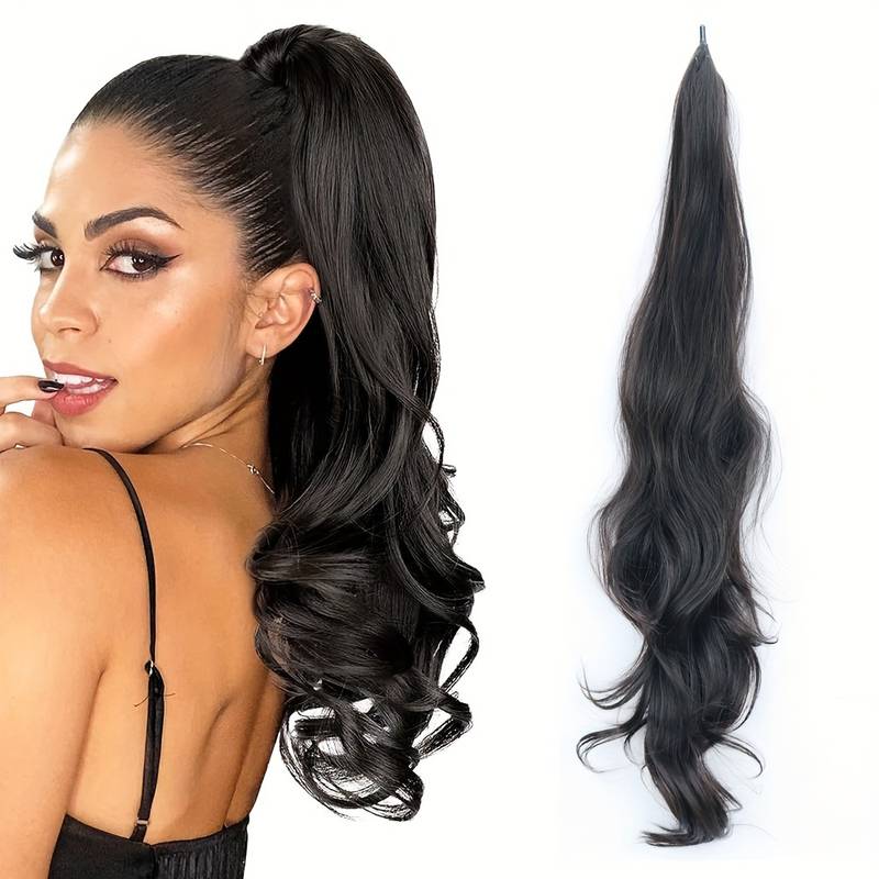 JLO Flexible Wrap Around Ponytail for Gorgeous Long Hair to Radiate this Summer ! Aujourd'hui 1+2 GRATUIT !