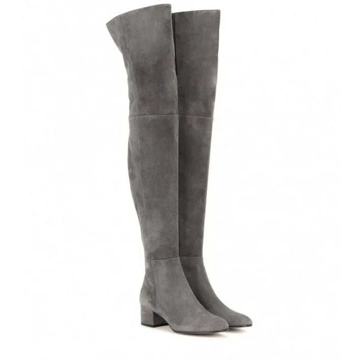 Emma - Bottes à talon bloc montantes