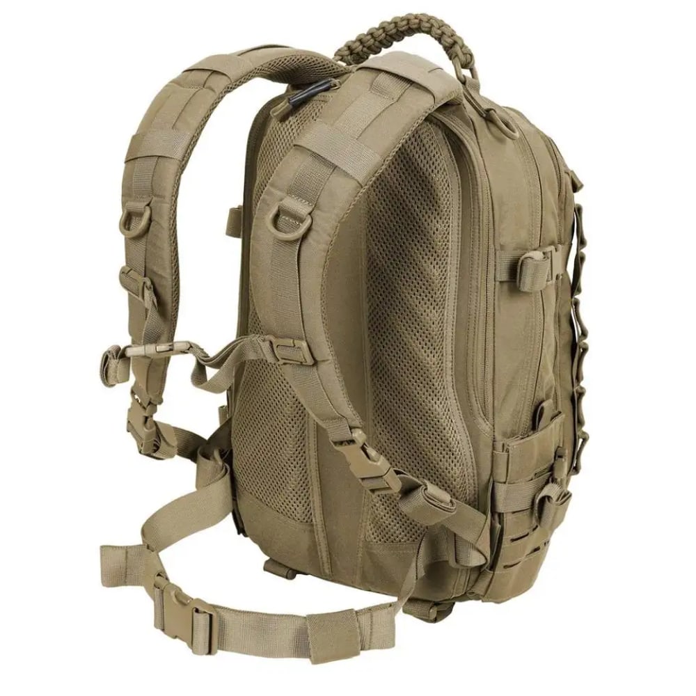 Elias - Sac à Dos Tactique Extra Spacieux Commando 30L+ avec de Nombreuses Poches Latérales