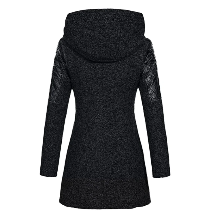 Riley - Manteau d'Hiver Long avec Capuche pour Femmes