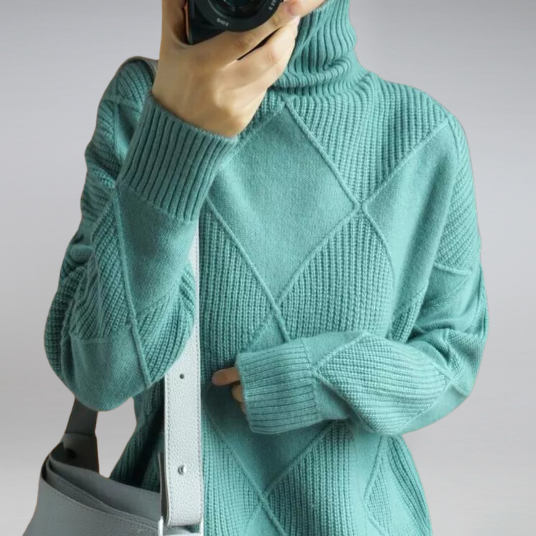 Azélie - Pull doux à motifs