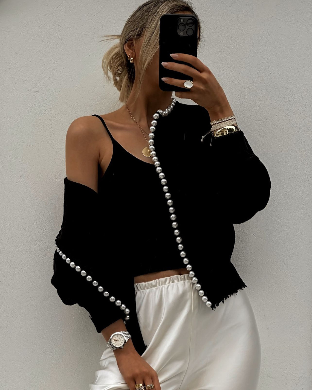 Olivia – Gilet orné de perles