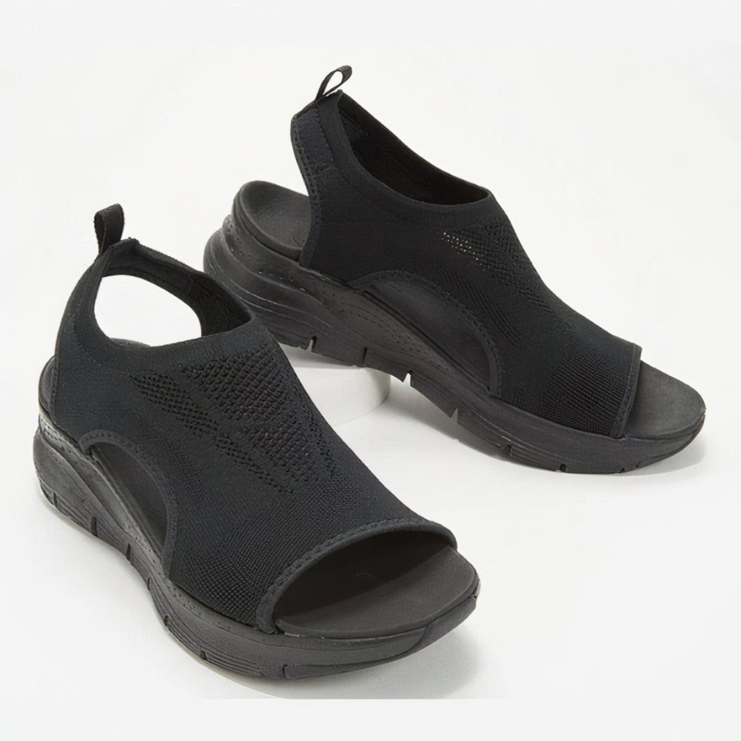 Fleur | Sandales de sport à orteils ouverts avec semelles blanches