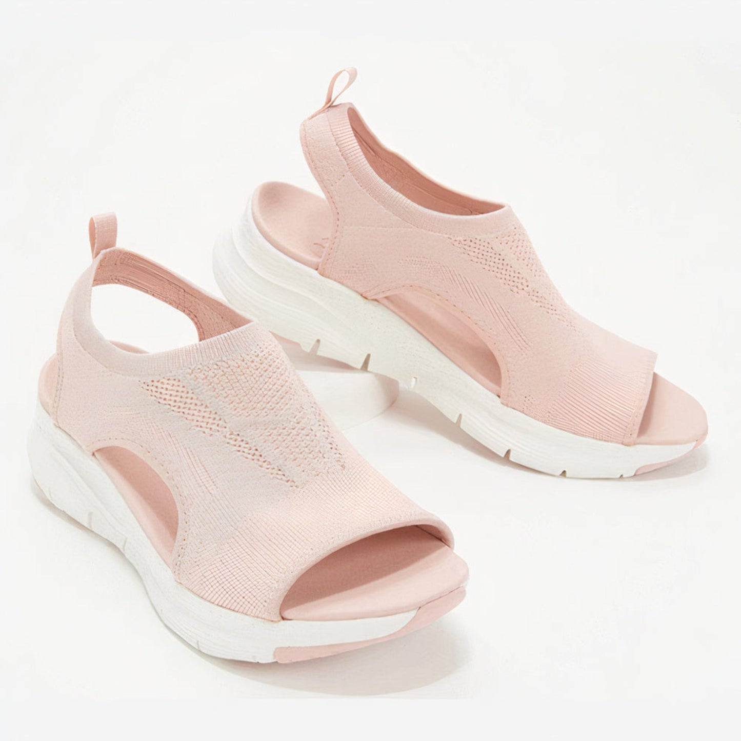 Fleur | Sandales de sport à orteils ouverts avec semelles blanches