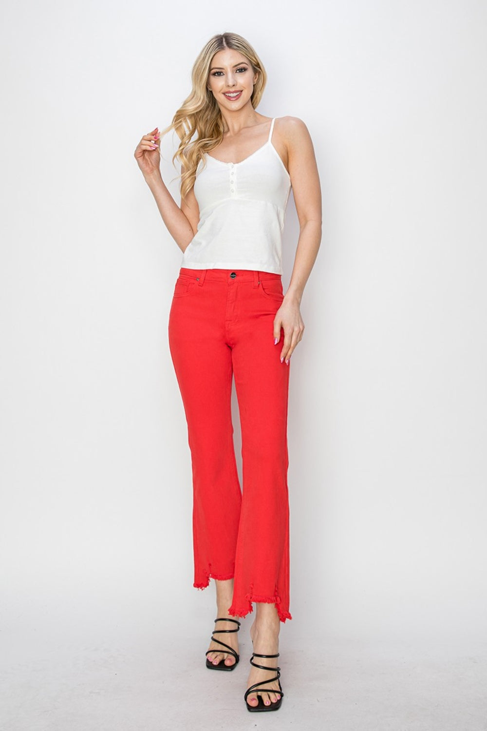 Misty – Jeans Bootcut avec Poches en Fiesta