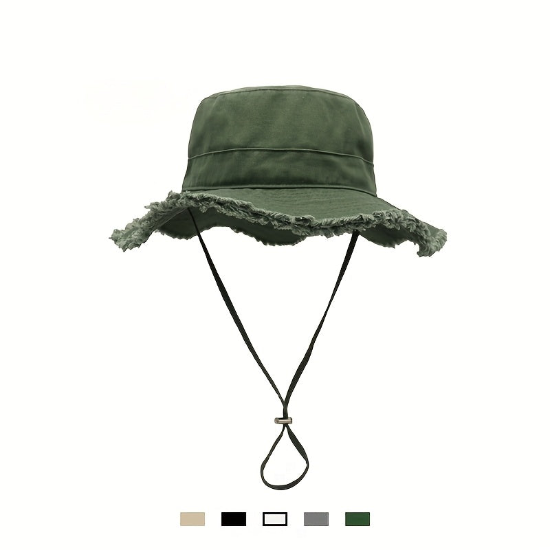 Zora - Chapeau de soleil tendance pour l'été avec cordon de serrage ajustable
