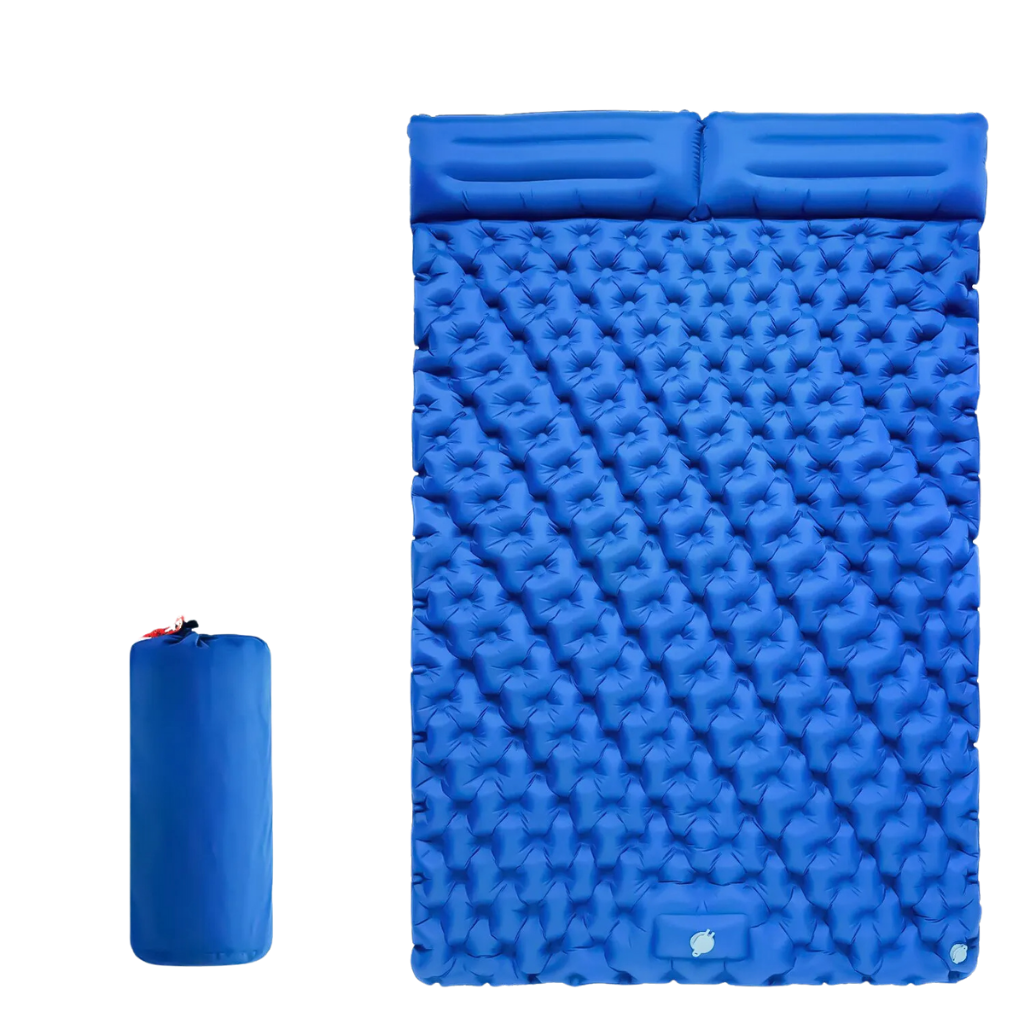 Elowen - NaturVibes le Matelas Gonflable le Plus Compact pour le Camping 2 Personnes