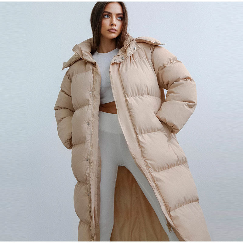 Alayah - Long Manteau d'Hiver Matelassé pour Femme