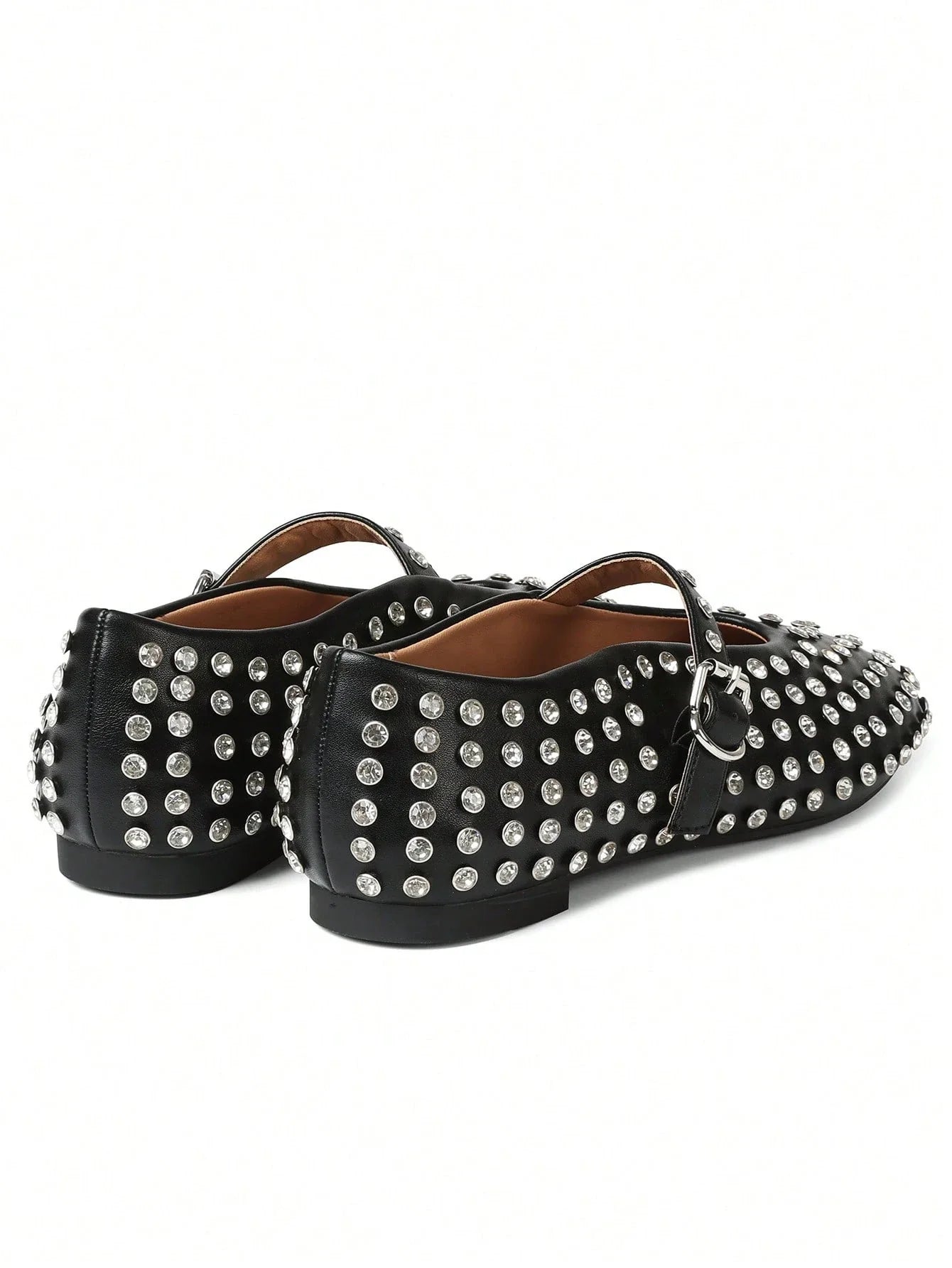 Sophie - Ballerines pour femmes avec strass et fermeture à boucle