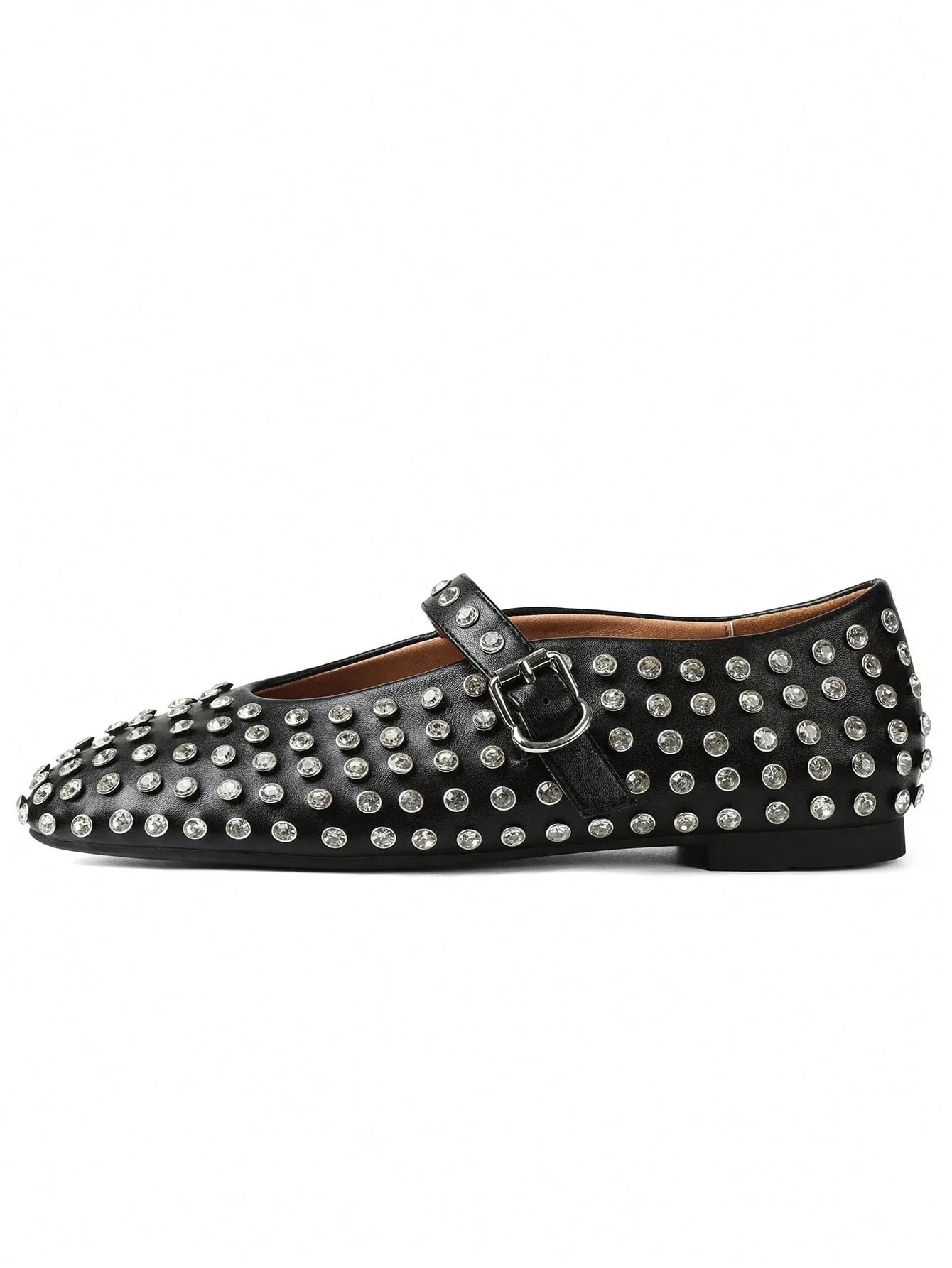 Sophie - Ballerines pour femmes avec strass et fermeture à boucle
