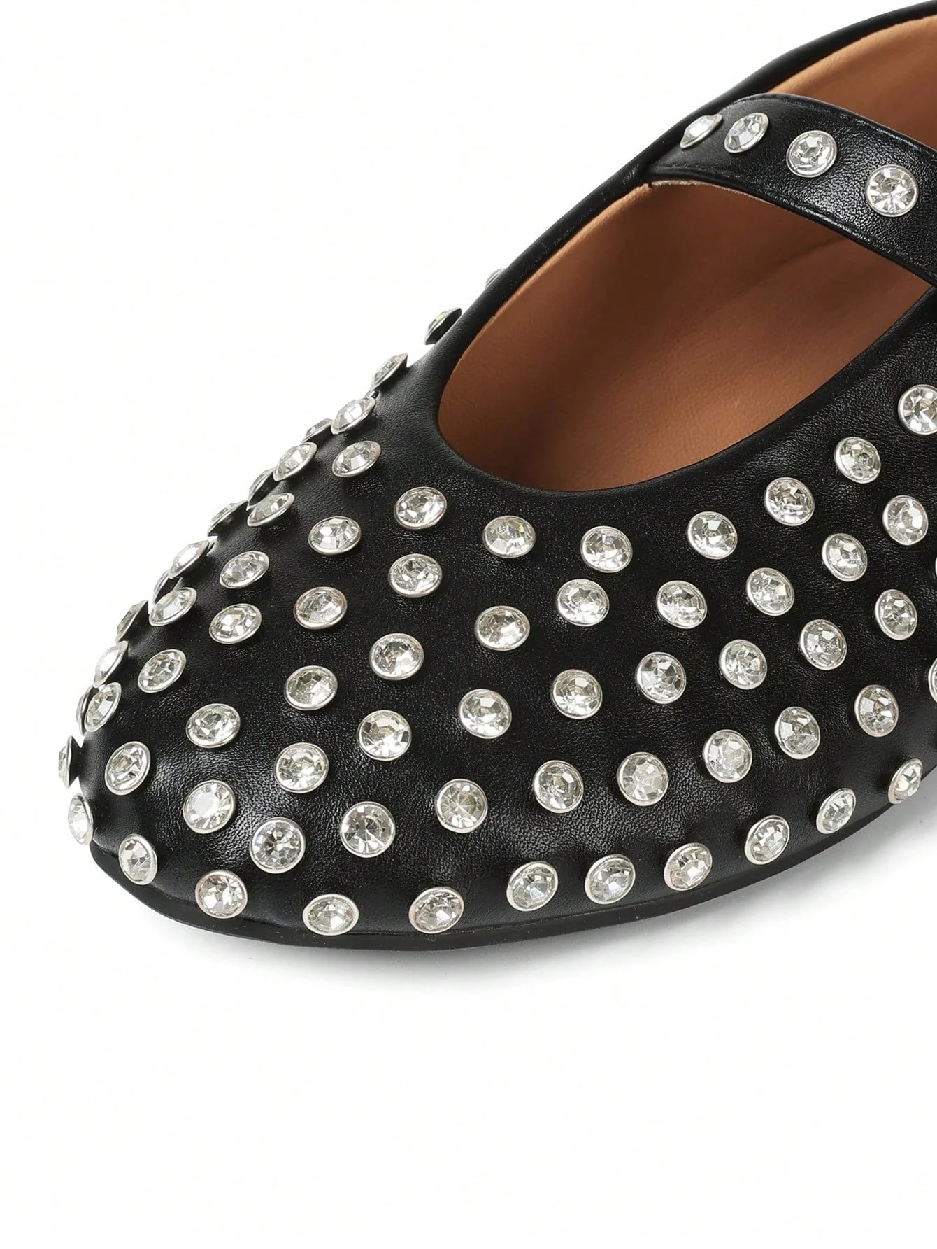 Sophie - Ballerines pour femmes avec strass et fermeture à boucle