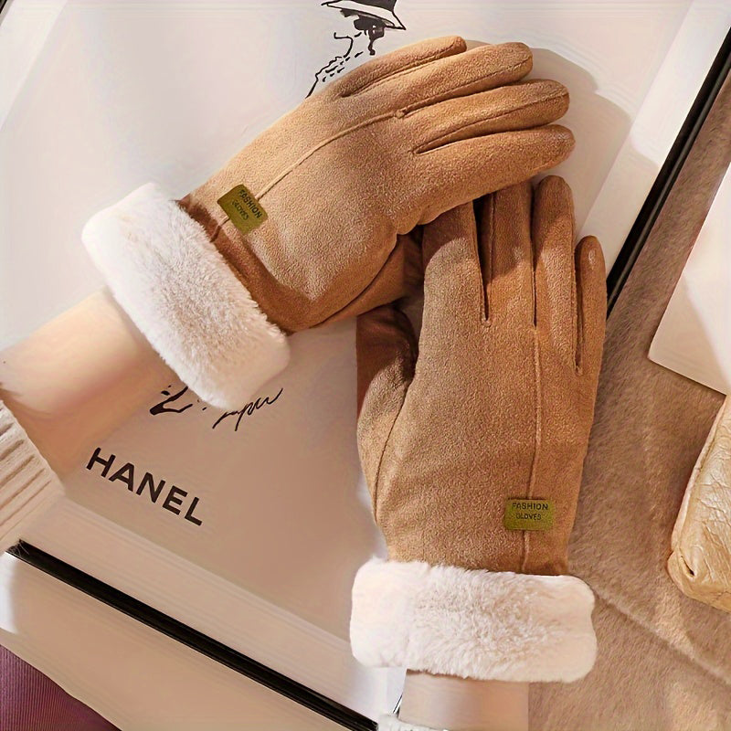 Églantie - Gants en Peluche Chaleureux
