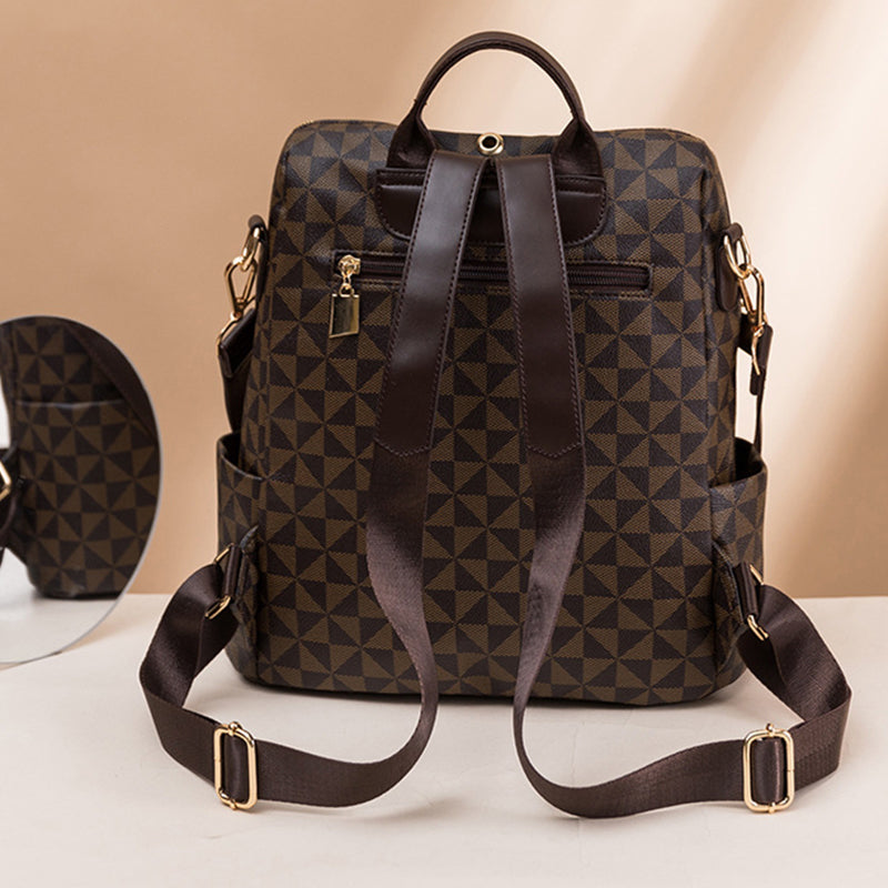 Ava - Ensemble Élégant Antivol à Deux Pièces avec Sac à Dos Convertible et Porte-monnaie au Design Chic