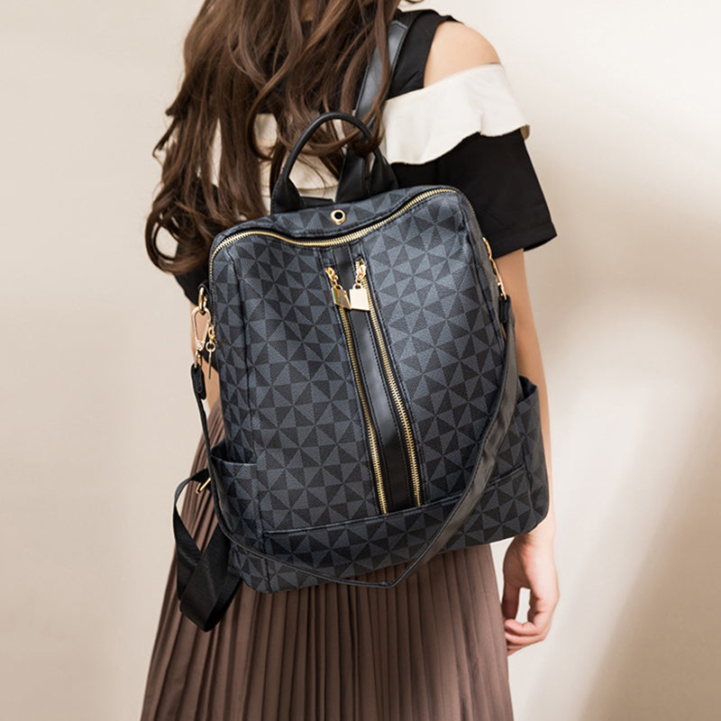 Ava - Ensemble Élégant Antivol à Deux Pièces avec Sac à Dos Convertible et Porte-monnaie au Design Chic