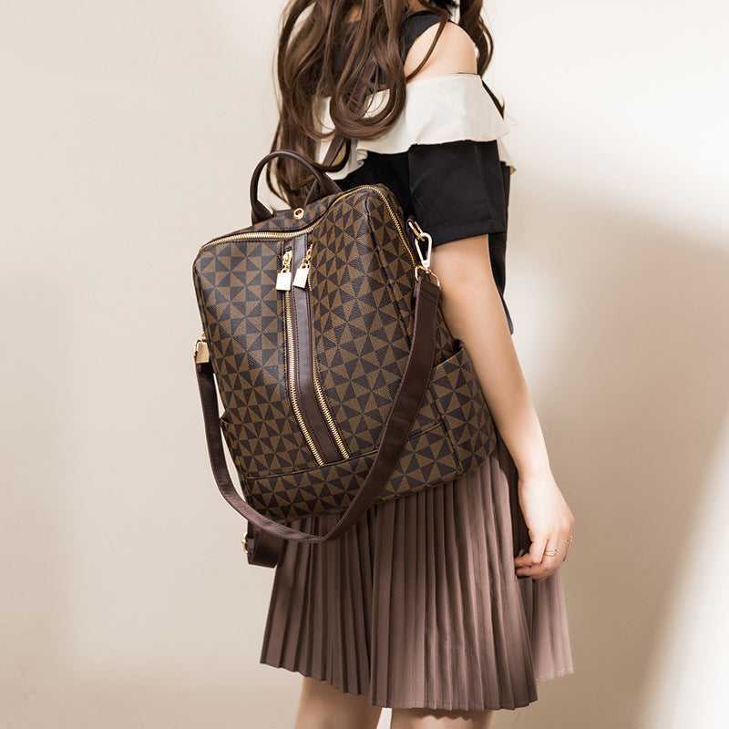 Ava - Ensemble Élégant Antivol à Deux Pièces avec Sac à Dos Convertible et Porte-monnaie au Design Chic