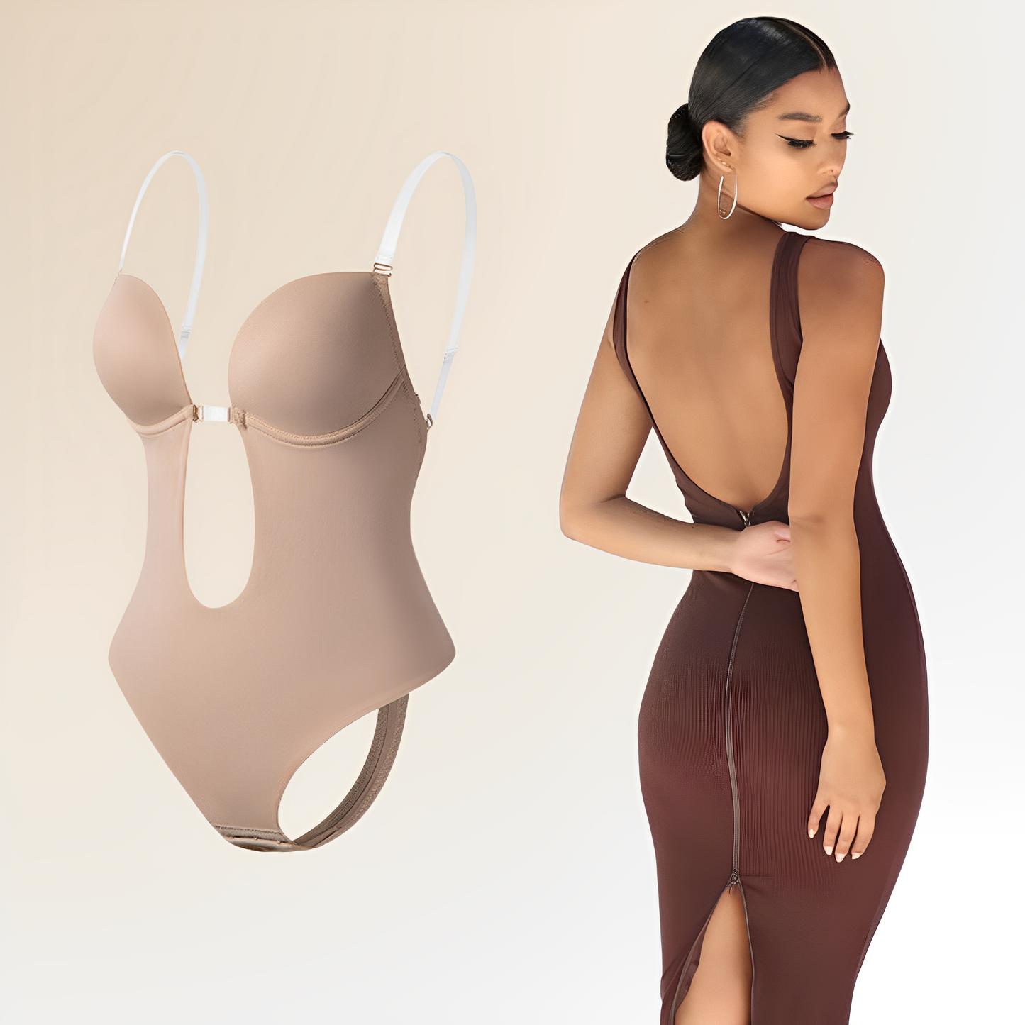 Yolande - Soutien-gorge body sans dos