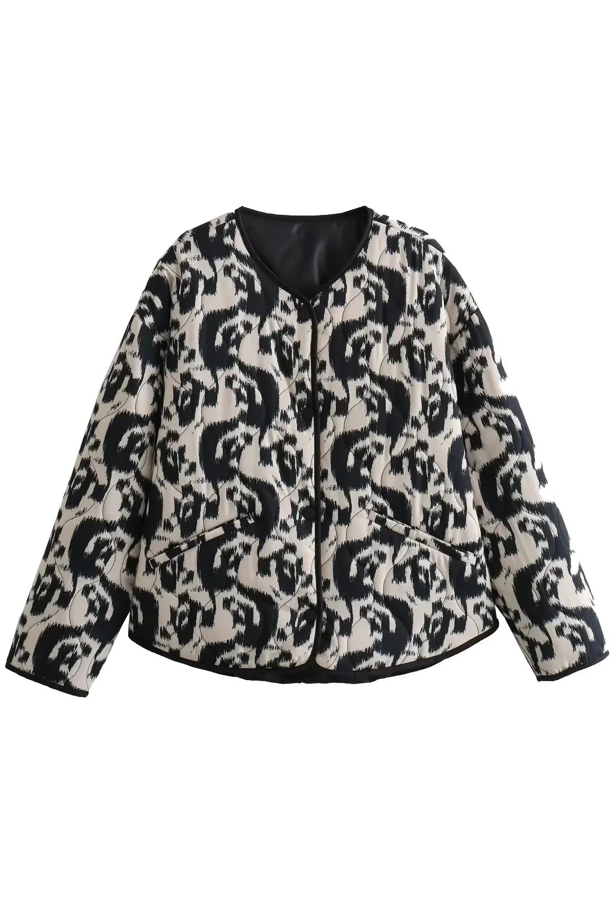 Angaline - Veste Bomber à Imprimé Distinctif
