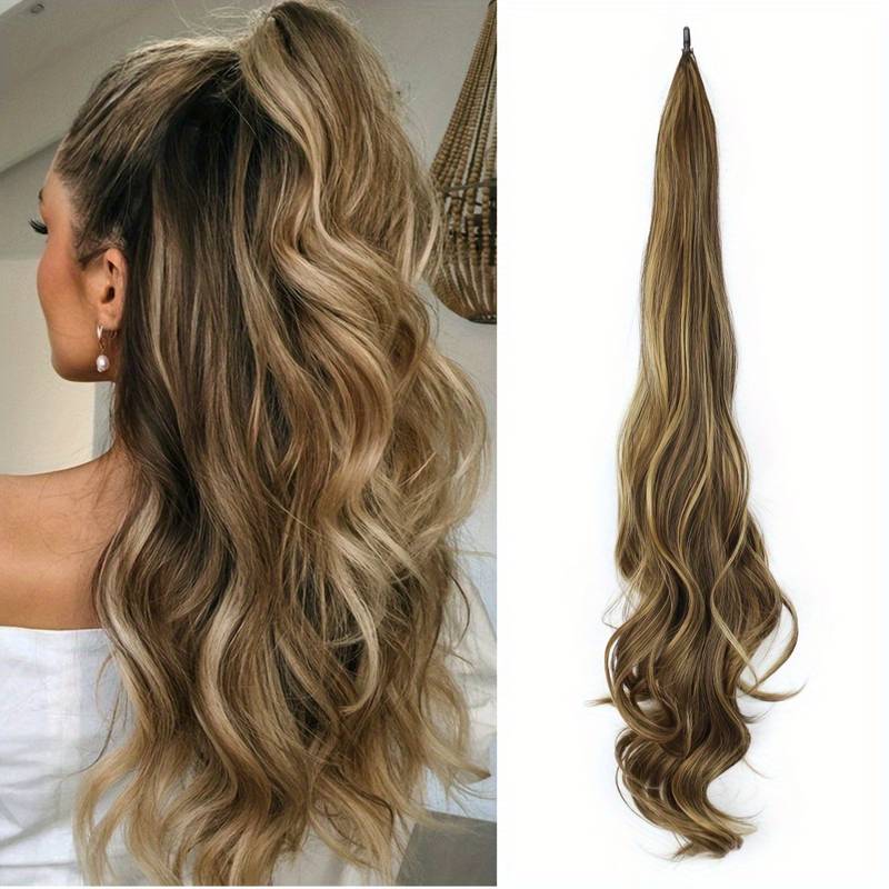 JLO Flexible Wrap Around Ponytail for Gorgeous Long Hair to Radiate this Summer ! Aujourd'hui 1+2 GRATUIT !