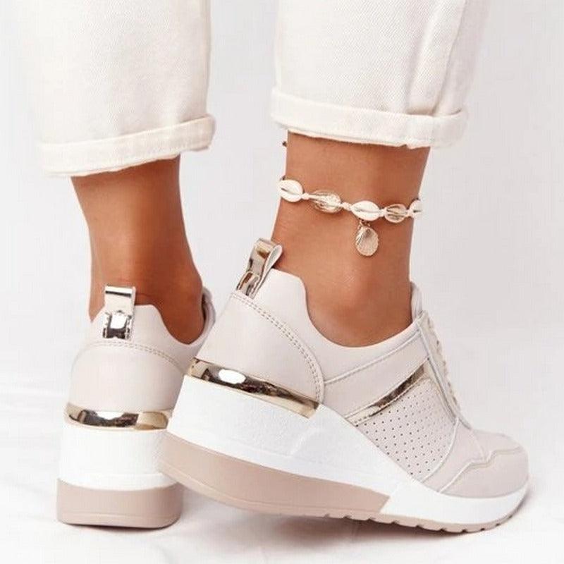 Lila - Baskets compensées élégantes pour un look chic