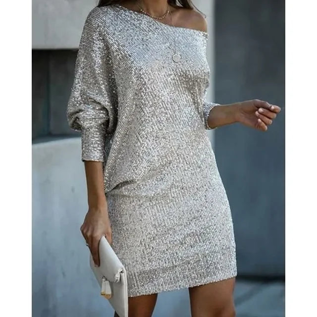 Isabella - Robe à Sequin Décolleté