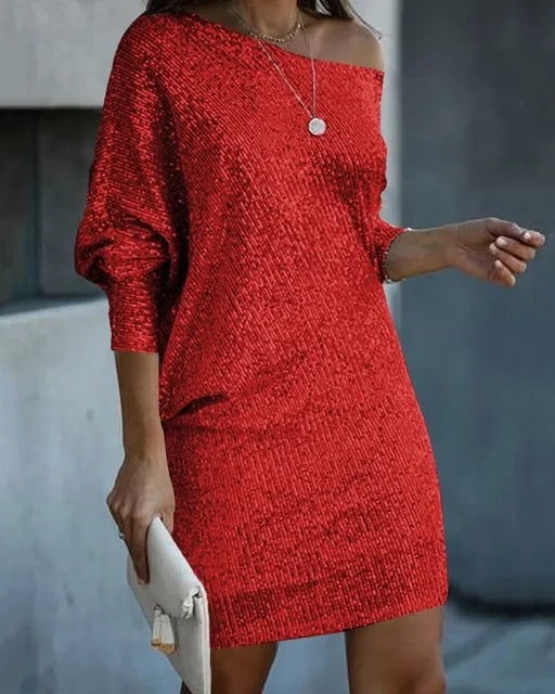 Isabella - Robe à Sequin Décolleté