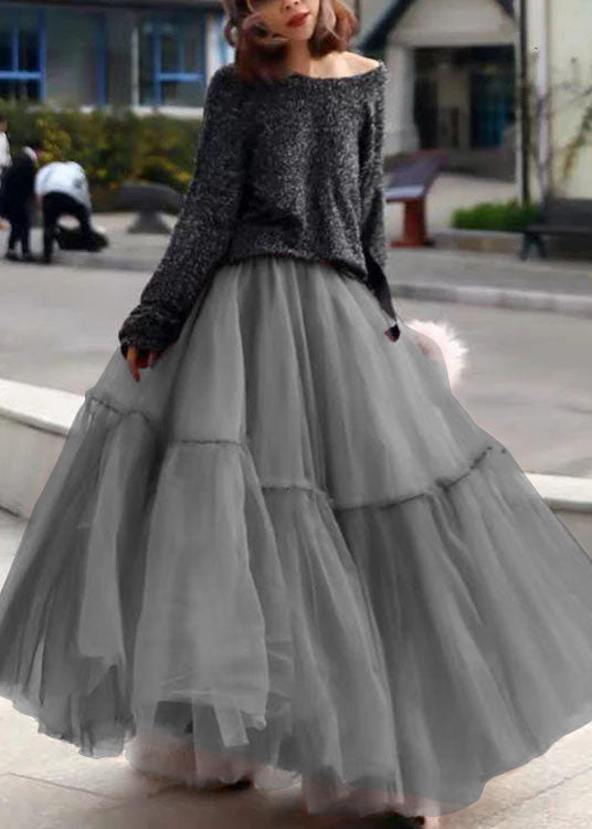 Inez - Jupe en tulle légère avec un glamour subtil, idéale pour toutes les occasions