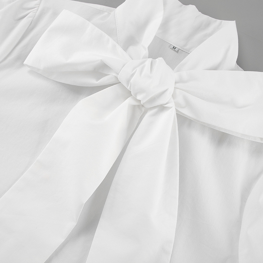 Abril - Chemise Blanche avec Nœud