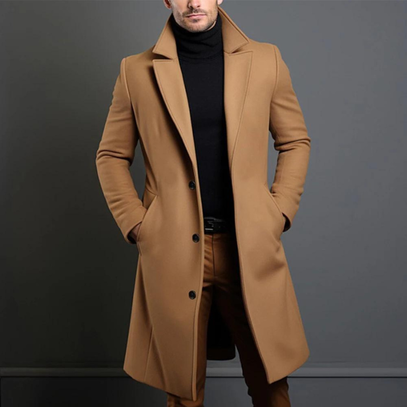 Stanislas - Manteau en Laine de Haute Qualité