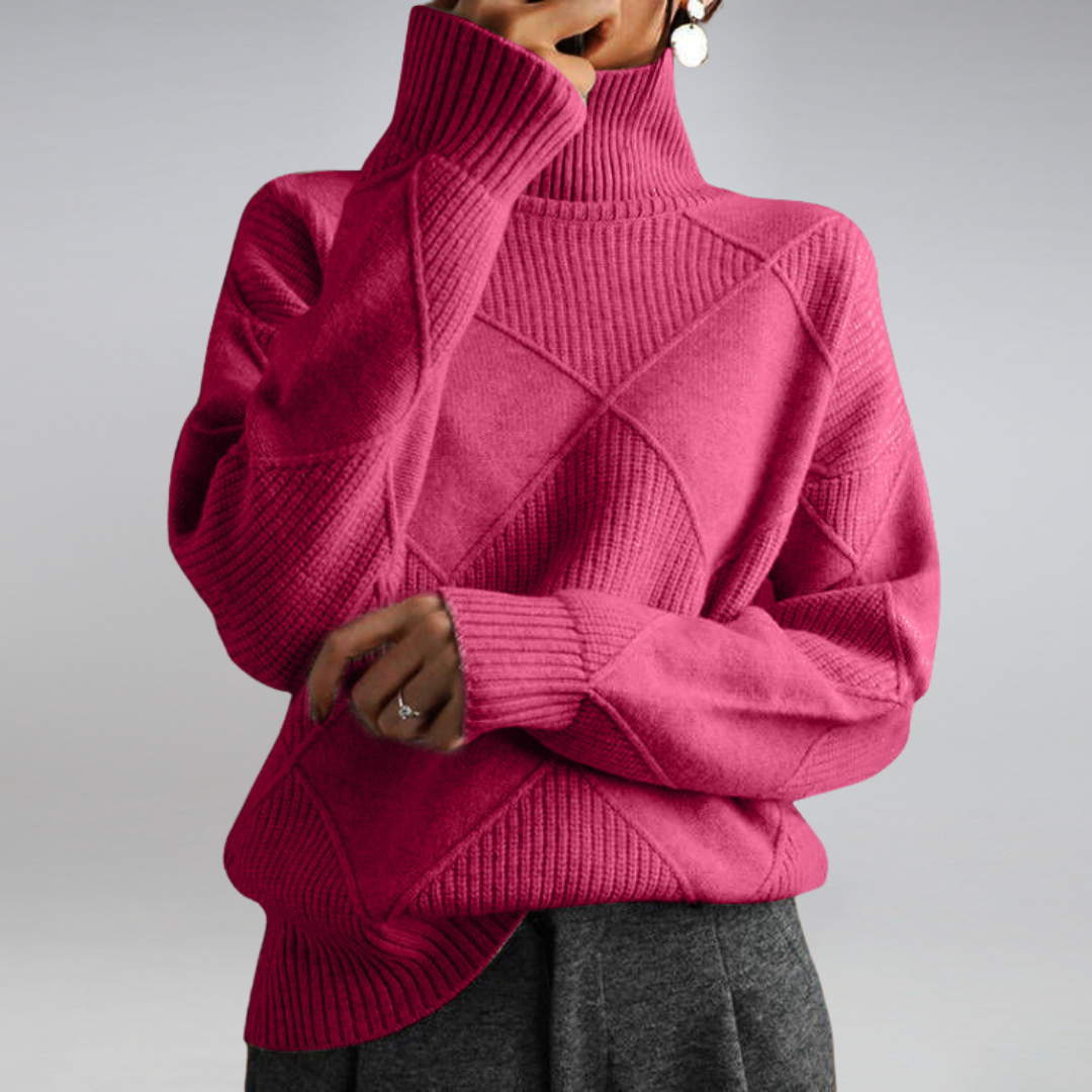 Azélie - Pull doux à motifs