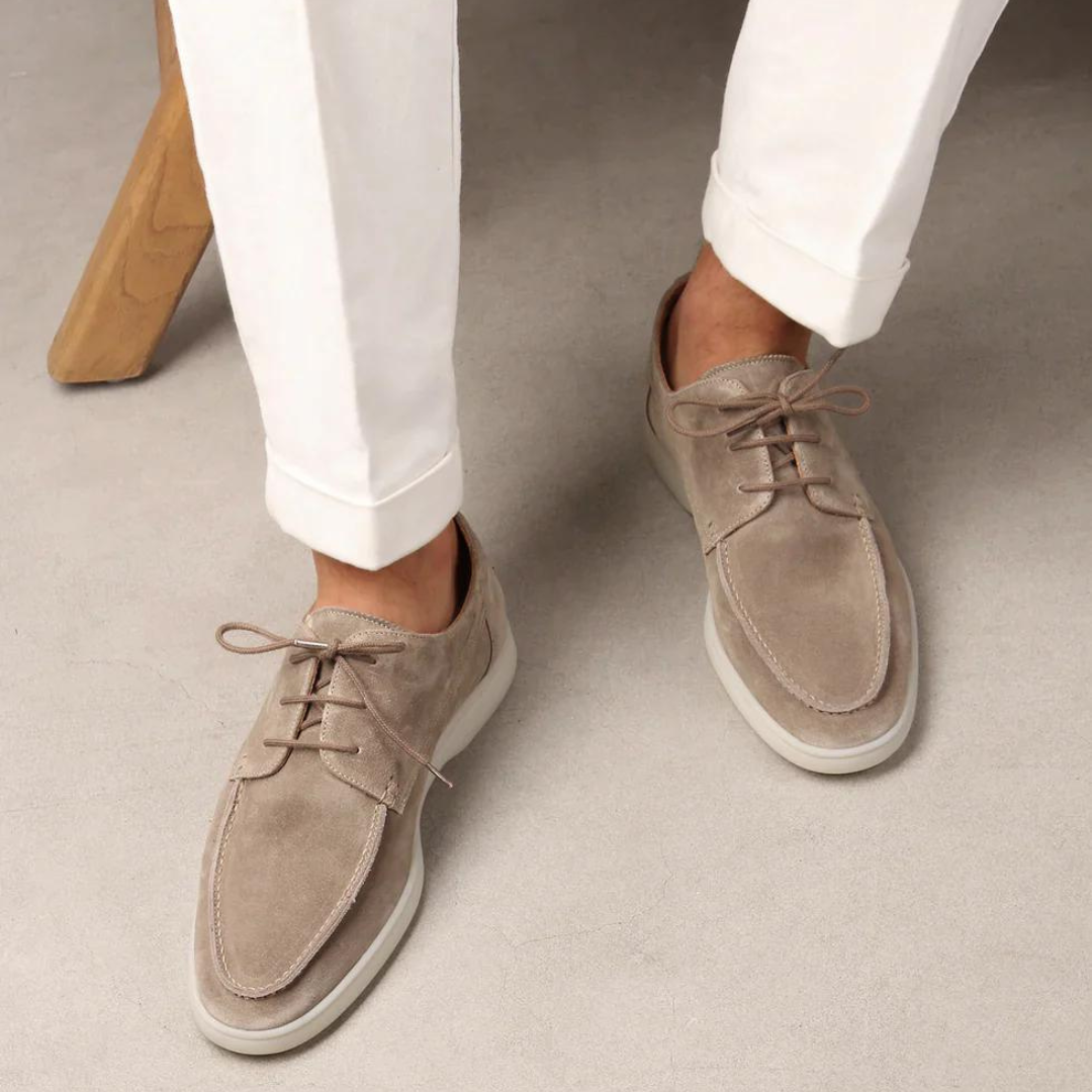 Alex - Baskets en Daim Décontractées avec Lacets