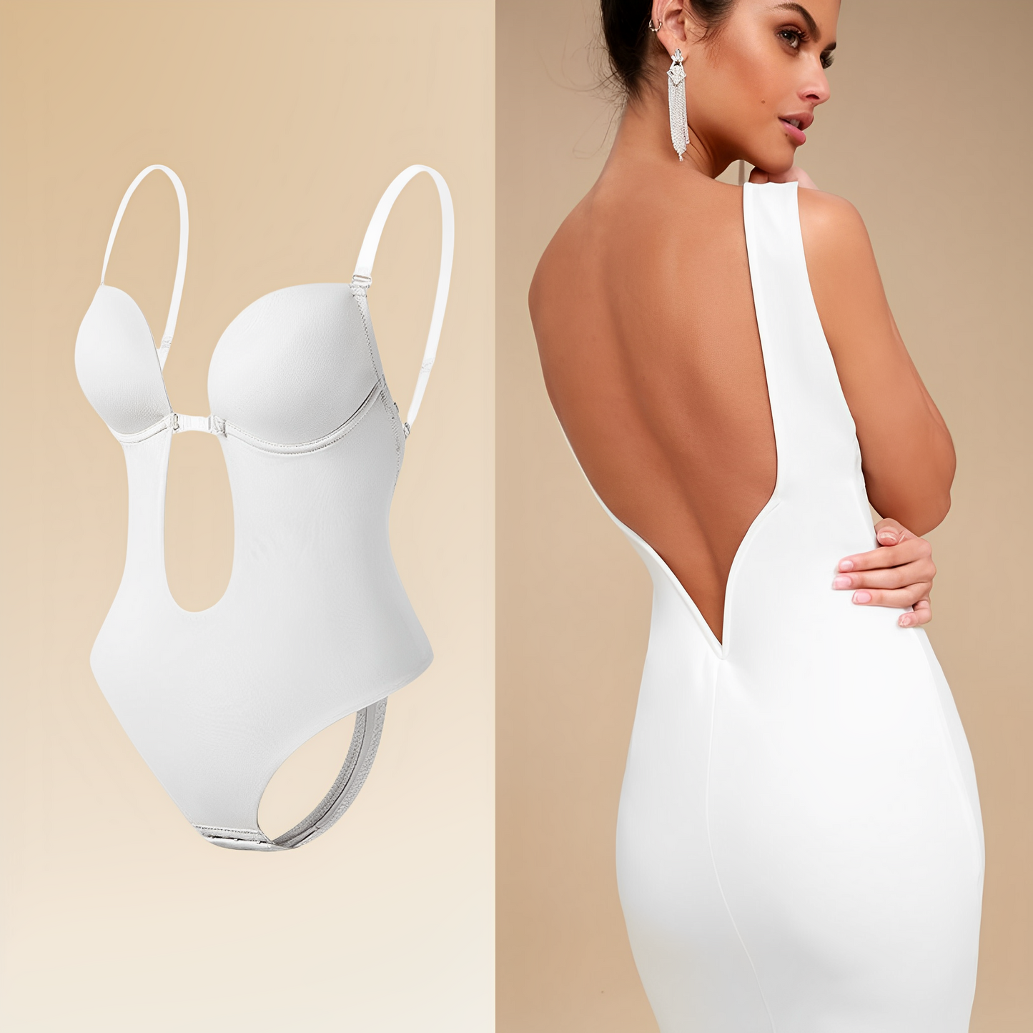 Yolande - Soutien-gorge body sans dos