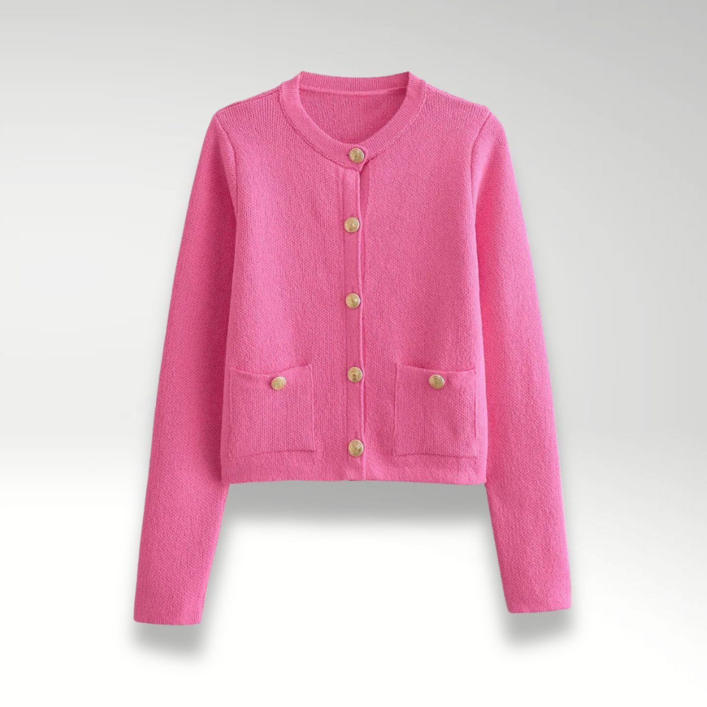 Laurence - Cardigan avec Boutons sur les Poches