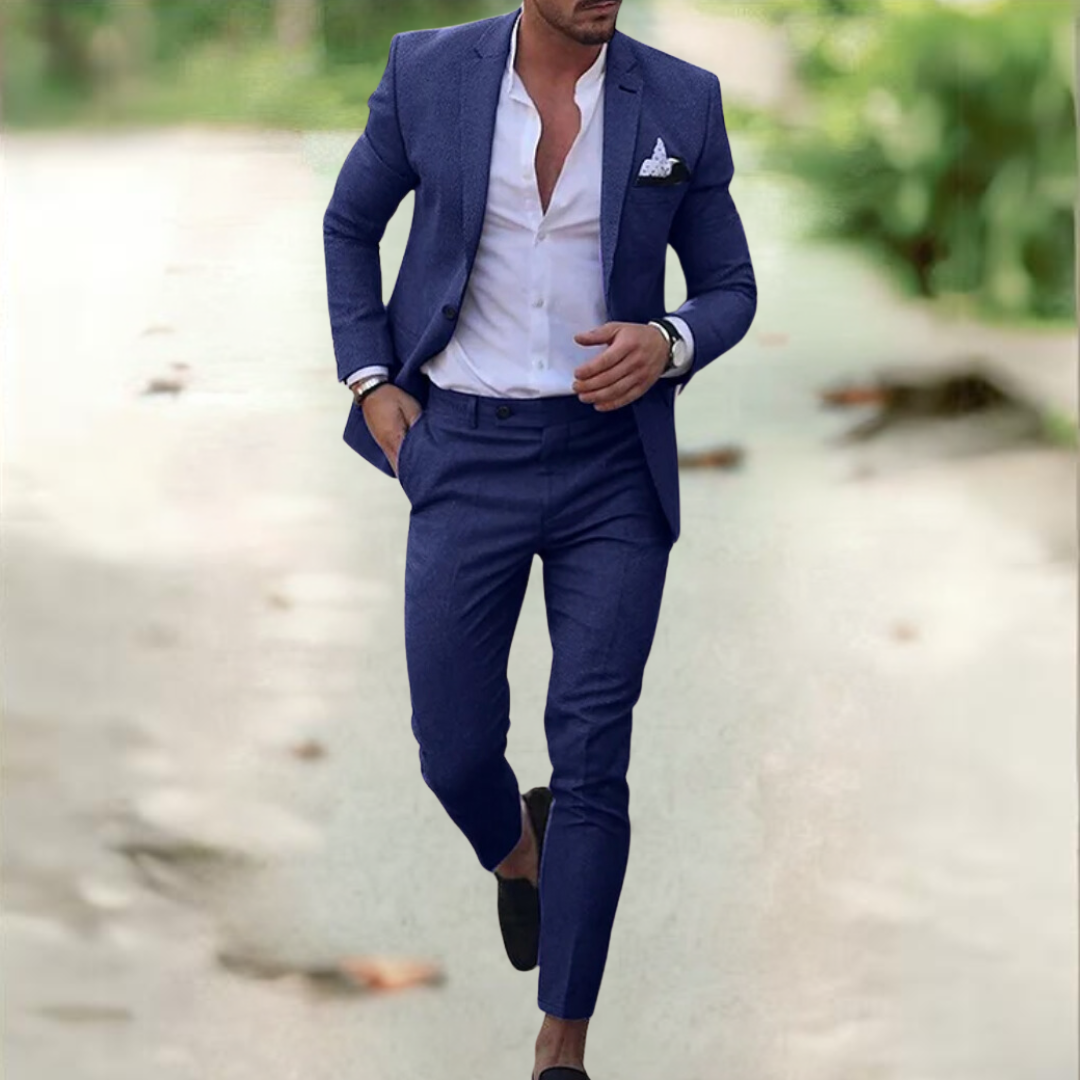 Lucas - Costume Slim Fit avec Chemise Blanche