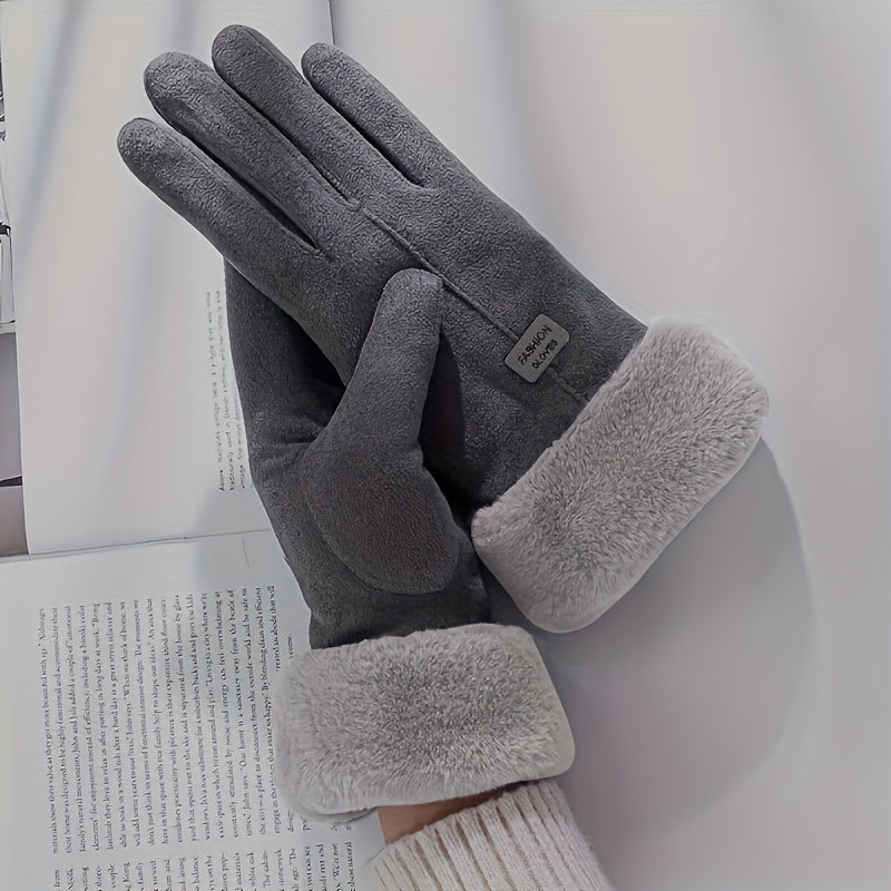 Églantie - Gants en Peluche Chaleureux