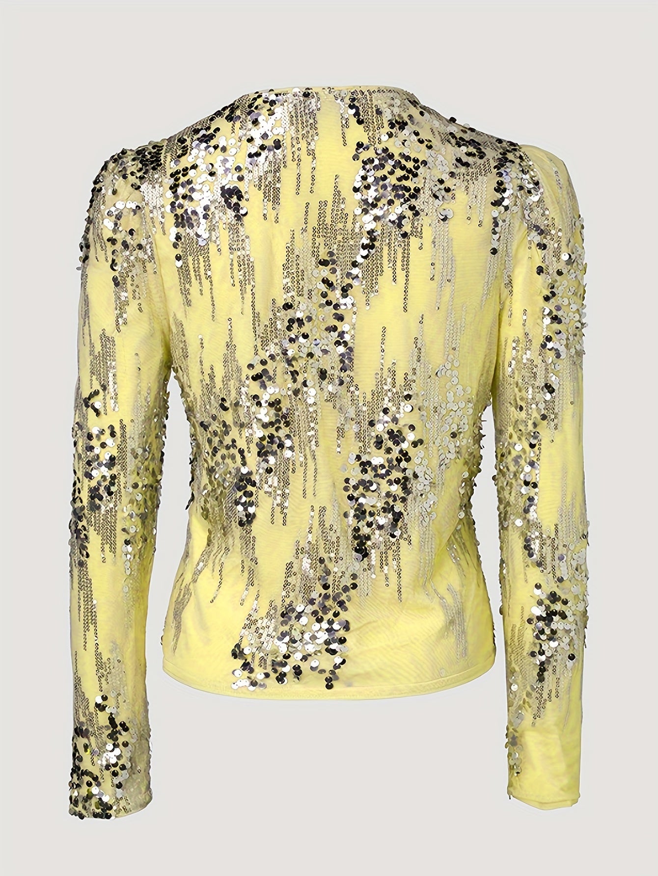 Isla - Veste beige avec paillettes argentées