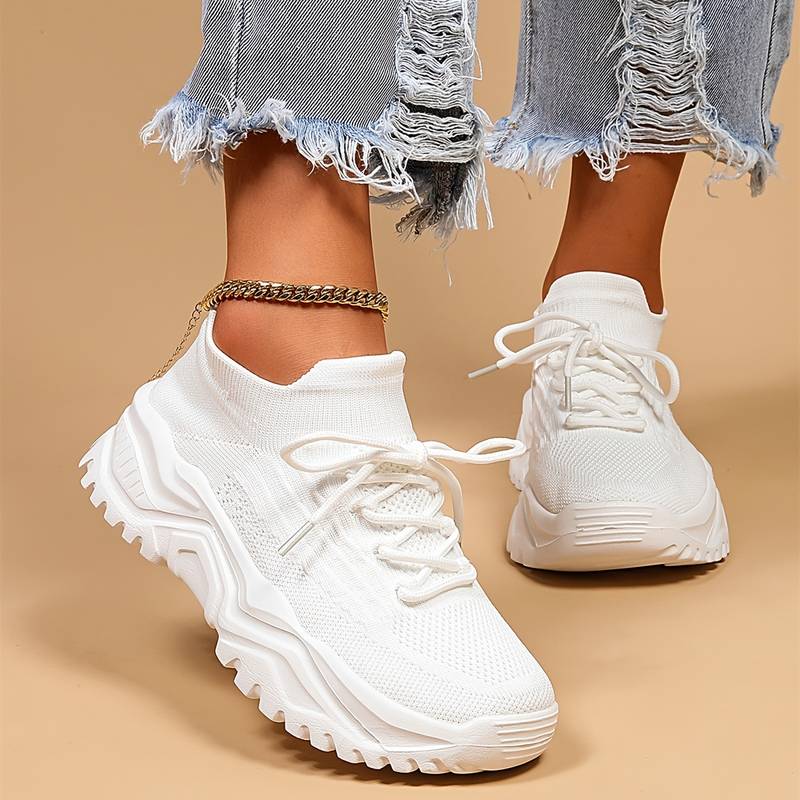 Amandine - Baskets slip-on tricotées