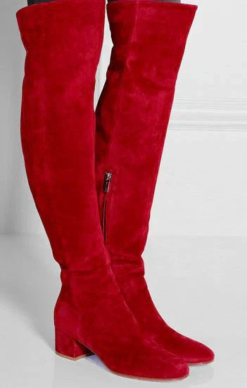 Emma - Bottes à talon bloc montantes