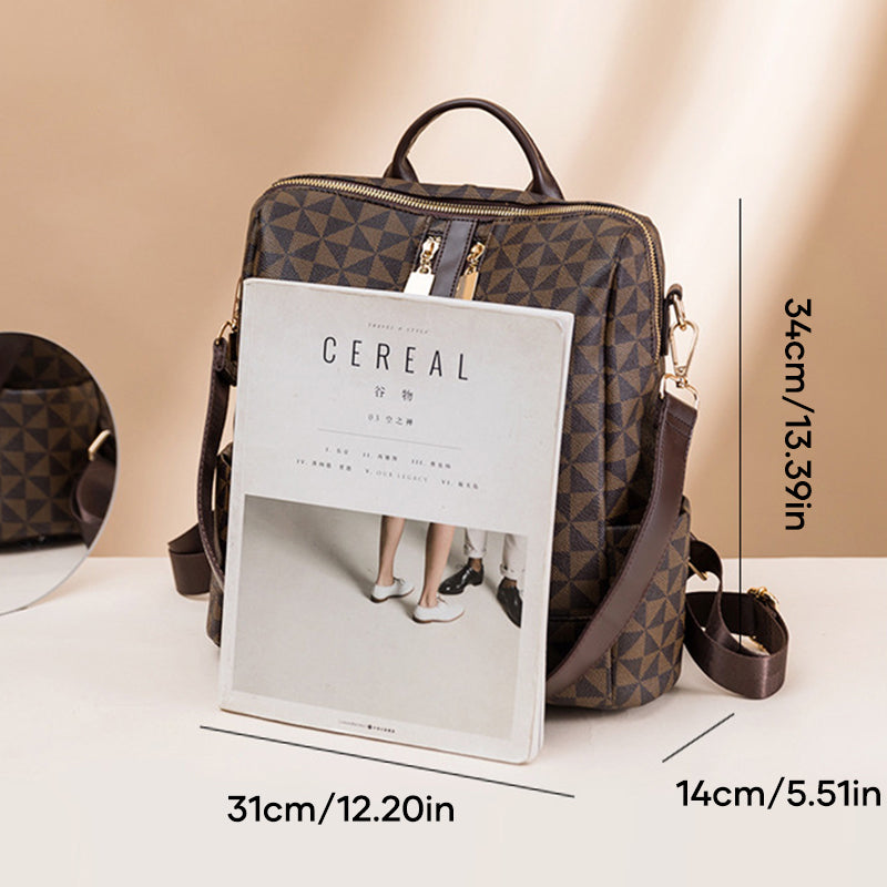 Ava - Ensemble Élégant Antivol à Deux Pièces avec Sac à Dos Convertible et Porte-monnaie au Design Chic