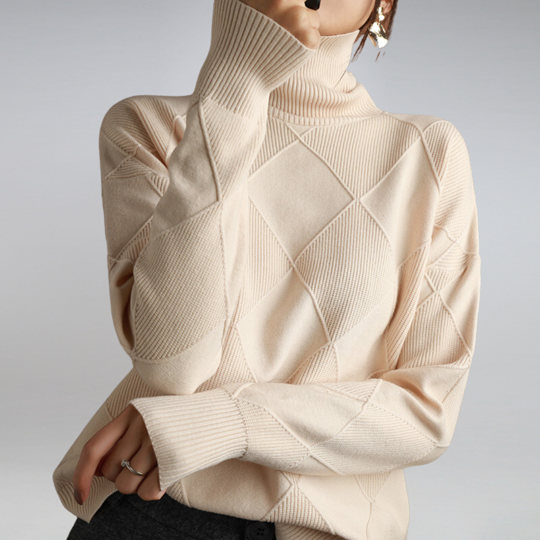 Azélie - Pull doux à motifs