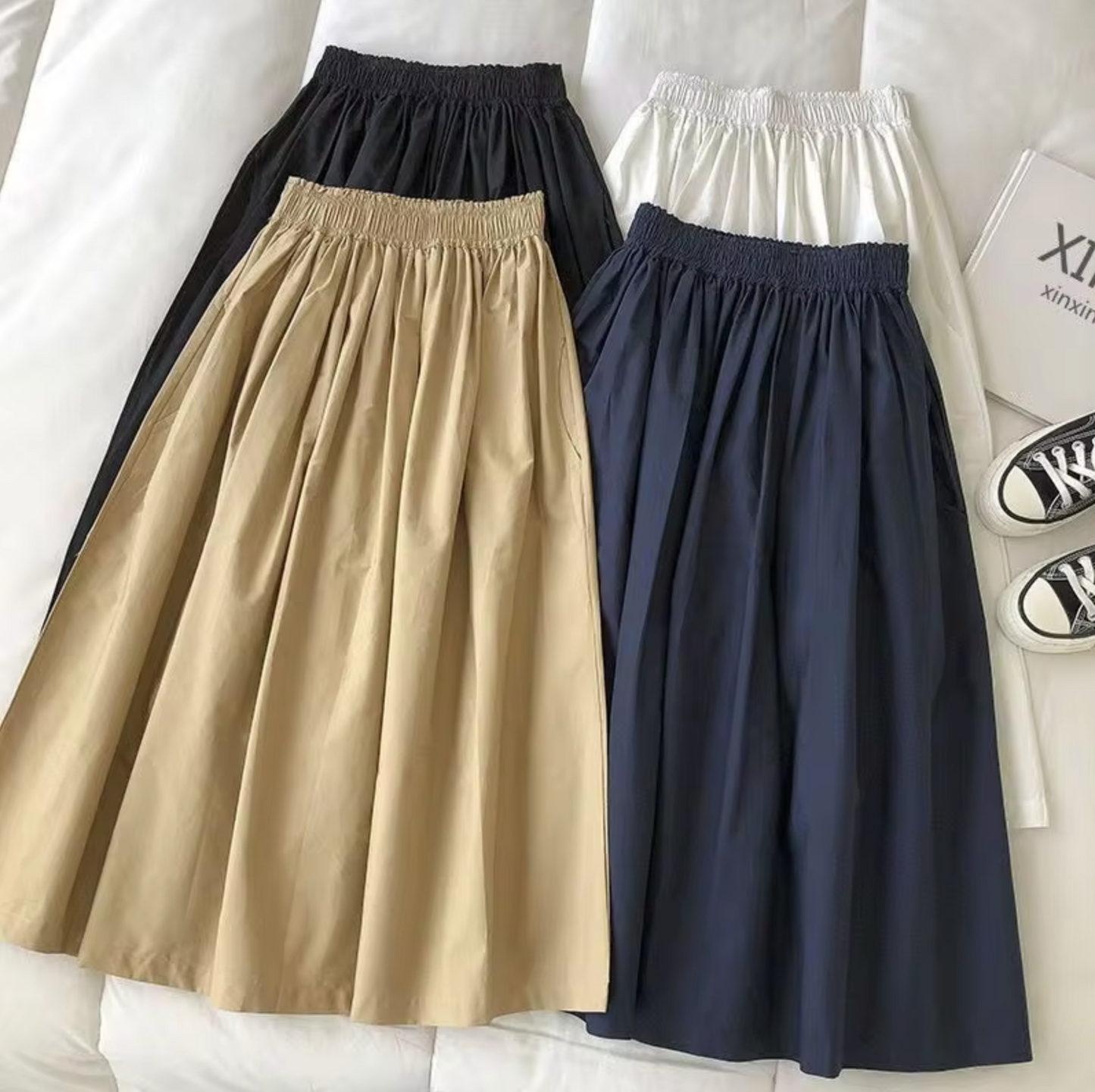 Chloé – Jupe Large À Taille Haute