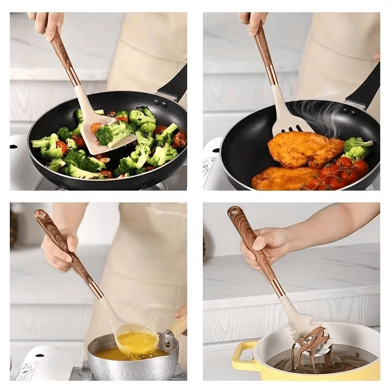 Auralis - Ensemble de cuisine en silicone de luxe – 10 pièces