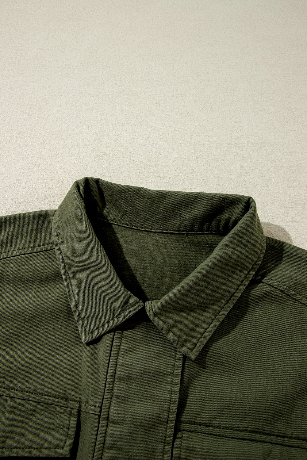 Emma - Veste décontractée verte olive