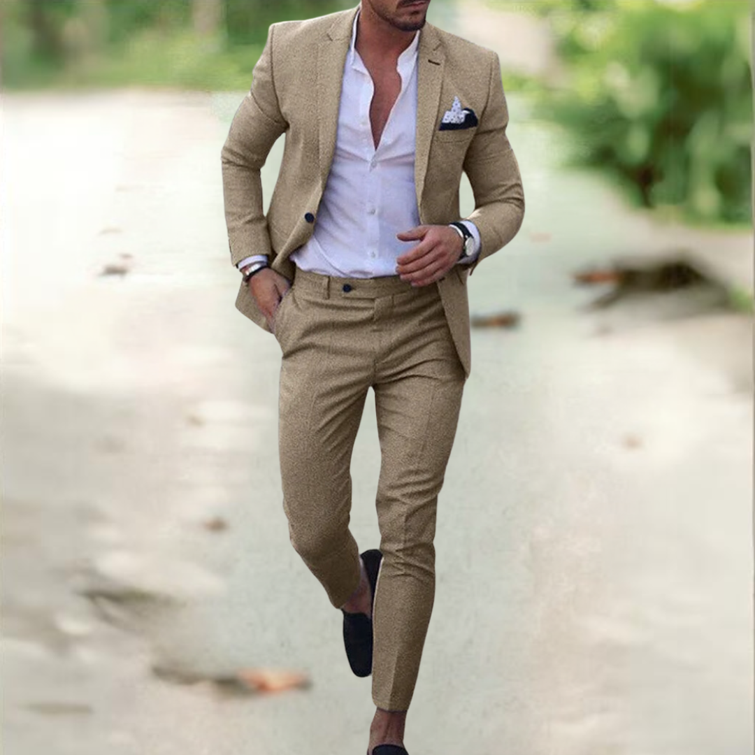 Lucas - Costume Slim Fit avec Chemise Blanche