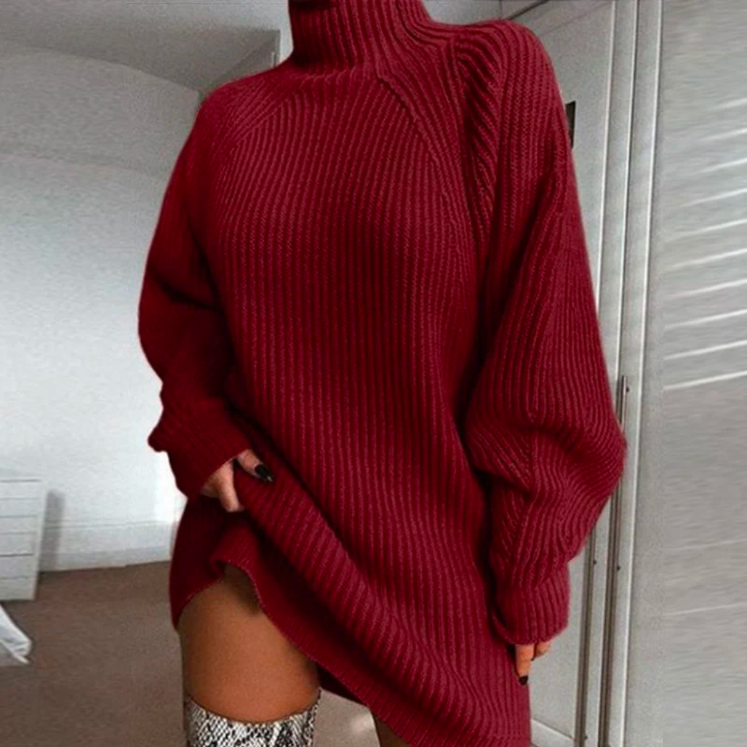 Faustina - Robe Pull Oversize Tricotée