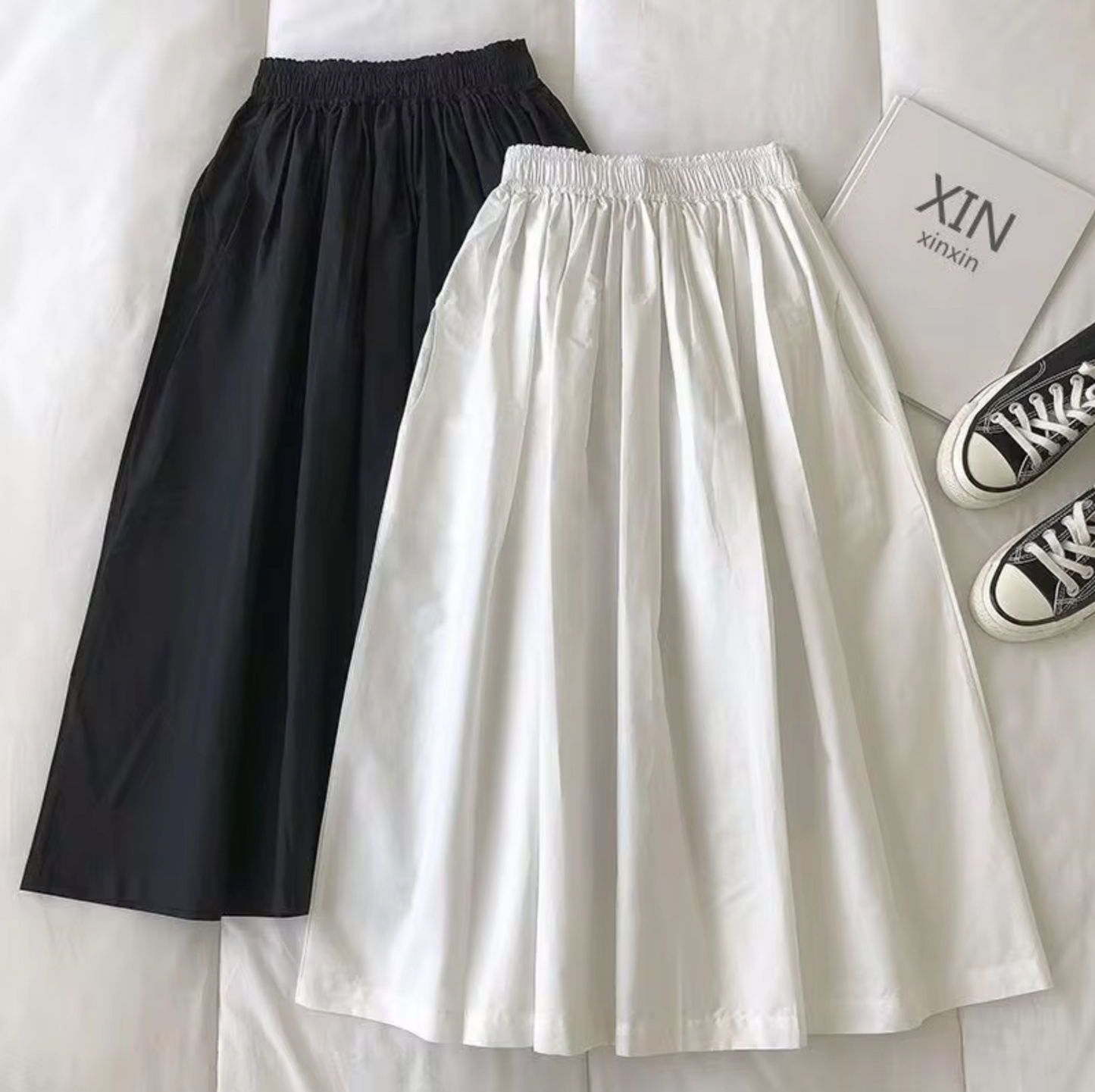 Chloé – Jupe Large À Taille Haute