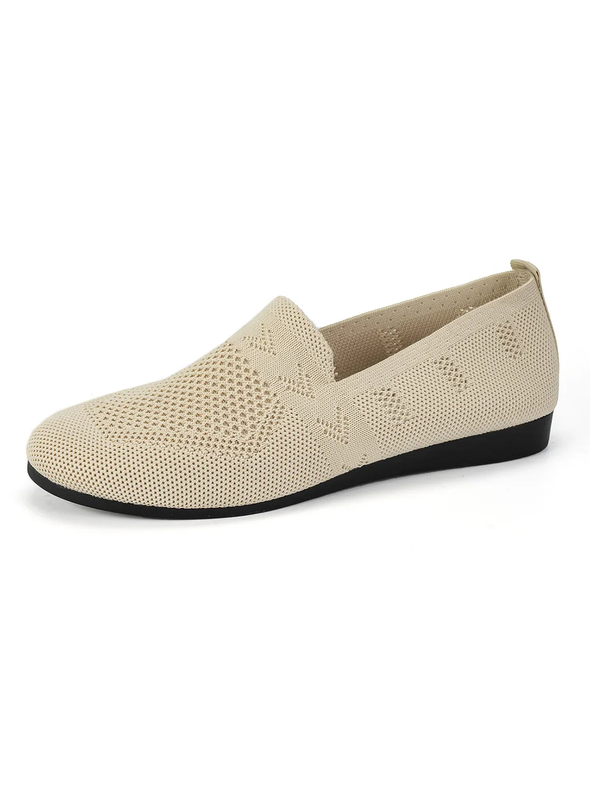 Olivia - Sandales en Maille Ademend Mocassins à Semelle Plate pour l'Été Idéales pour de Longues Promenades