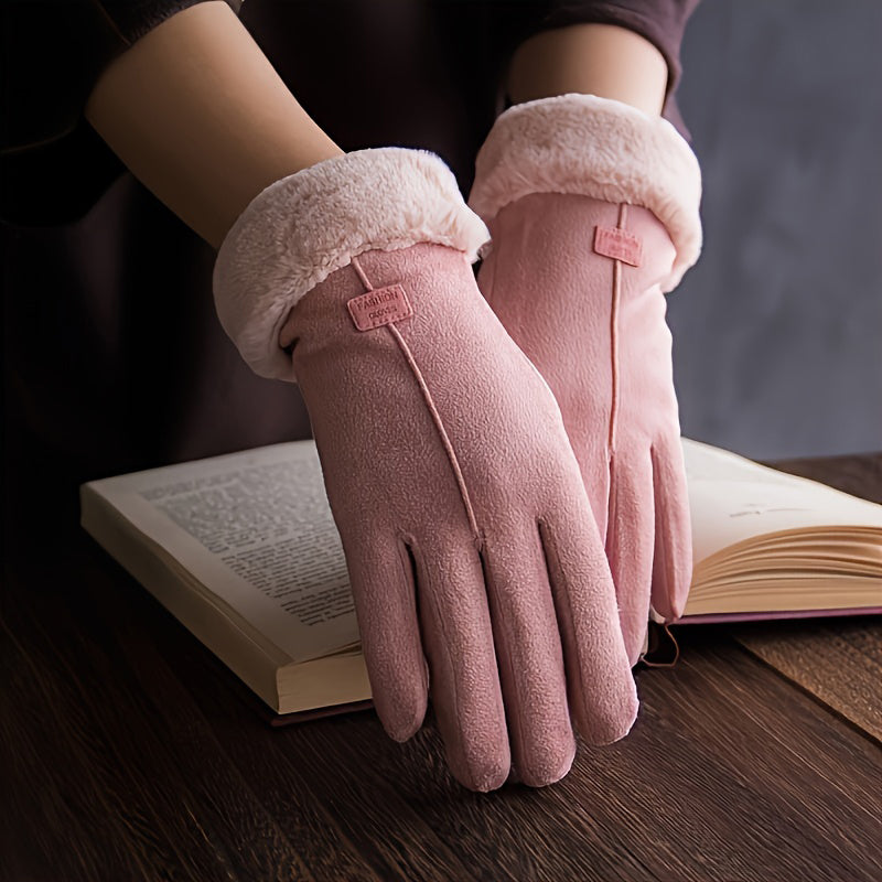 Églantie - Gants en Peluche Chaleureux