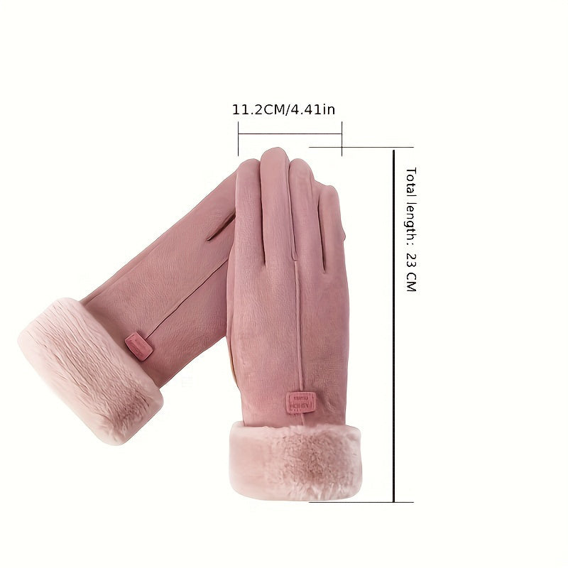 Églantie - Gants en Peluche Chaleureux
