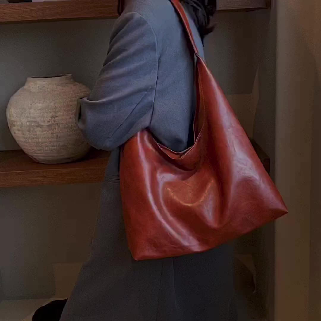 Vespera - Sac à bandoulière au design rond bohème chic en simili cuir